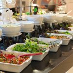 Detail,Of,A,Beautiful,Salad,Buffet,With,A,Rich,Choice,