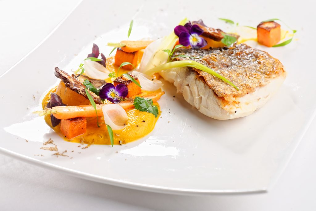 Fine,Dining,,Fish,Fillet,Breaded,In,Herbs,And,Spice,On